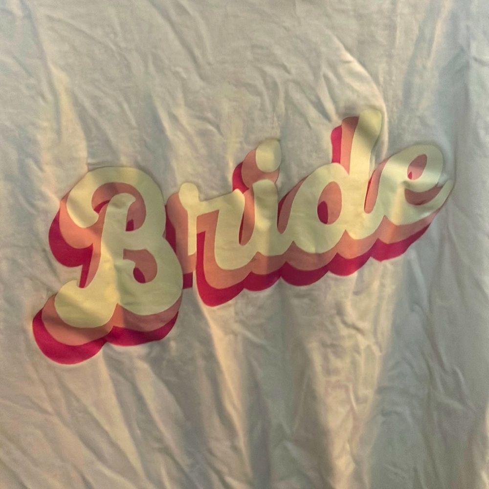 Bride t shirt